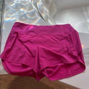 Lululemon Sonic Pink 4 inch speed ups size 12